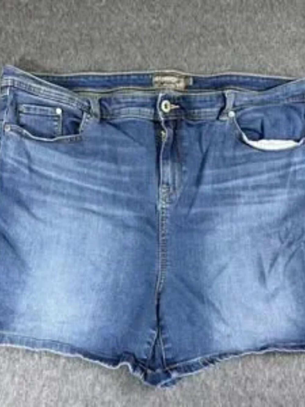 Torrid Shorts Womens Size 22 Blue Jean High Rise Stretch